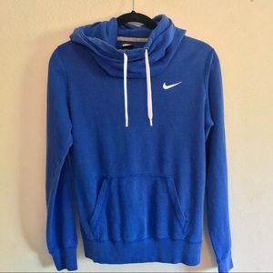 🌵Nike Royal Blue Funnel Neck Hoodie